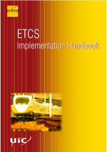 ETCS - Implementation Handbook