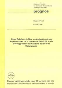 Etude Relative à la Mise en...