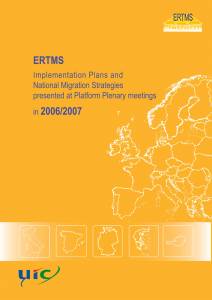 ERTMS. Implementation plans...