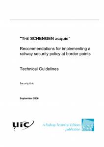 THE SCHENGEN acquis....