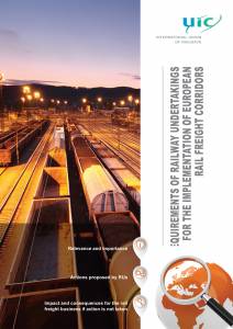 Requirements of Railway...